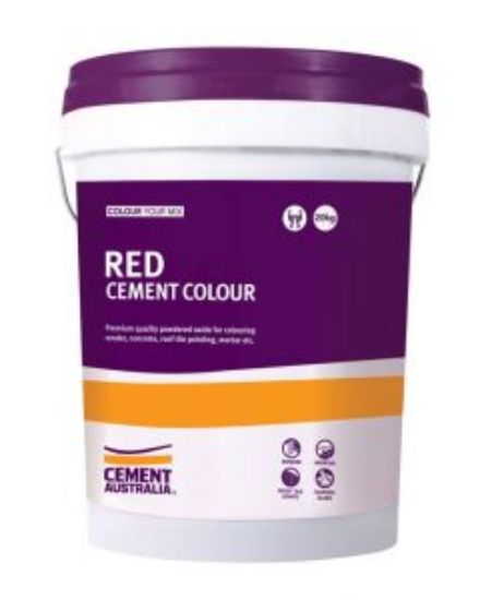 Picture of Red Oxide Cement Colour 20kg Pail