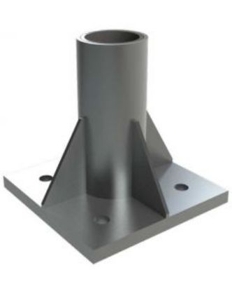 Picture of Pro-Series Davit Floor Mount Heavy Duty Stainless Steel