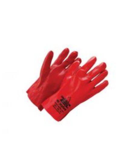 Picture of Red PVC Dipped 27cm Gloves