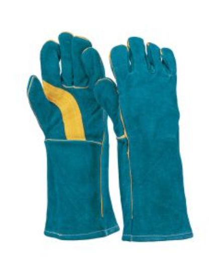 Picture of Welding Glove Green & Gold