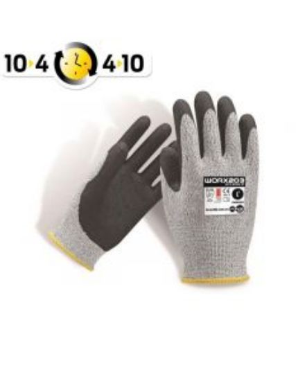 Picture of Force360 WORX203 Nitrile Palm Cut 5 Glove - 2XL