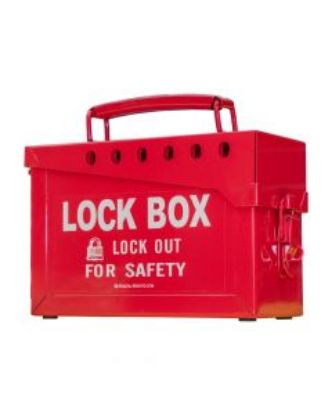 Picture of Steel Group Lock Box, Red