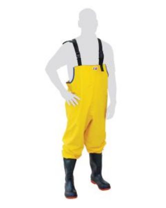 Picture of Hi-Vis Wader - with Steel Toe PVC Size 9