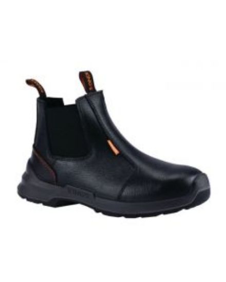 Picture of Oliver Kings Black Elastic Sided Safety Boot