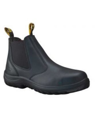 Picture of Oliver Black Kip Elastic Sided Safety Boot