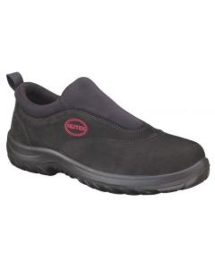 Picture of Oliver Slip On Sport Black Nubuck Safety Shoe