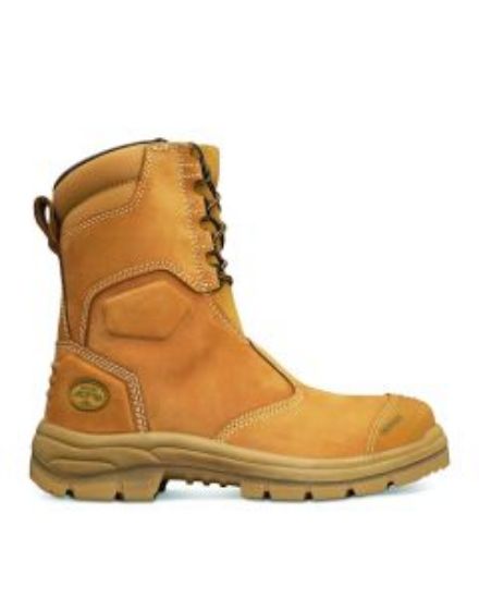 Picture of Oliver 200mm Hi-Leg Wheat Zip Sided Boot