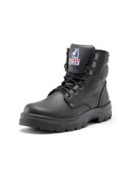 Picture of Steel Blue Argyle Steel Cap Work Safety Boots - Black