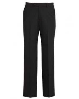 Picture of Mens Flat Front Wool Blend Trouser (Bc)