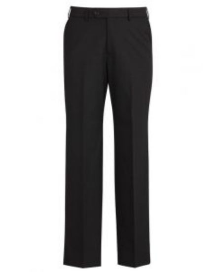 Picture of Mens Flat Front Wool Blend Trouser (Bc)