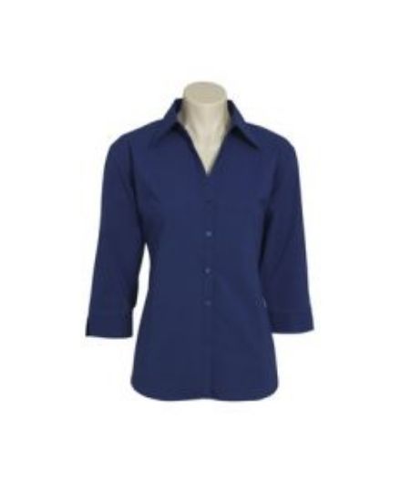 Picture of Ladies 3/4 Metro Stretch Shirt