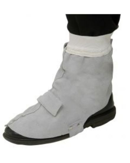 Picture of Leather Welders Spats with Velcro