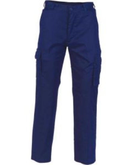 Picture of Cotton Drill Middleweight Cargo Trousers
