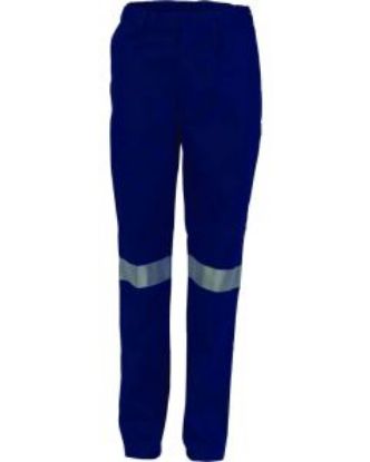 Picture of Ladies Cotton Drill Pants W/Reflective Tape