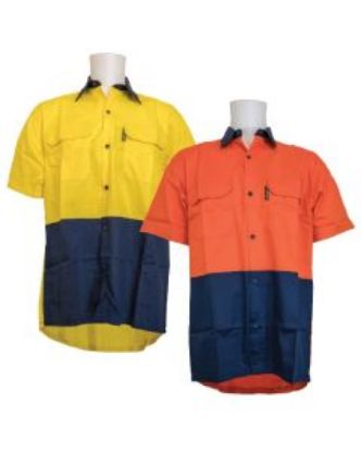 Picture of 155gsm Short Sleeve Cotton Drill Shirt