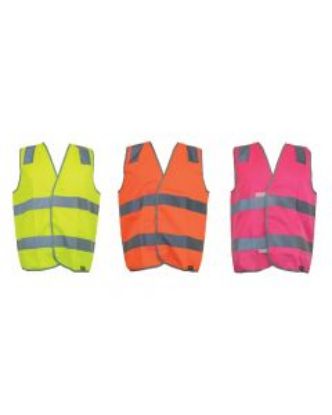 Picture of Safety Vest Hi-vis Day / Night Taped, Hoop Pattern