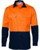 Picture of Hi-vis Two Tone Cotton Drill Shirt - Long Sleeve