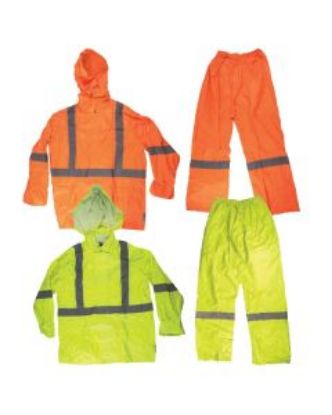 Picture of Taped PVC Rainset - Fluoro Jacket & Pants