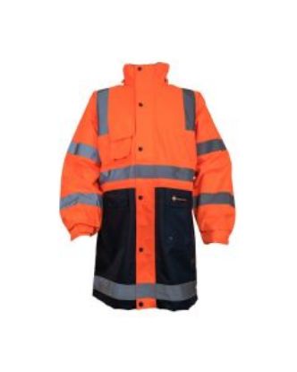 Picture of Hi-Vis 4 In 1 Jacket & Vest Orange/Navy, Vic Rail Standard