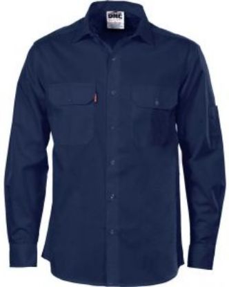 Picture of Long Sleeve Cotton Drill Shirt - DNC Work Wear