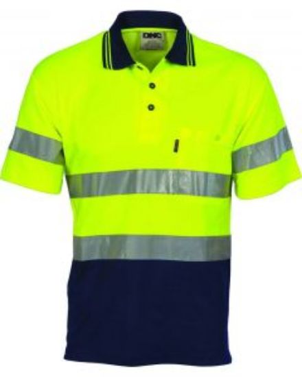 Picture of S/S Hi Vis Cotton Back D/N Polo Shirt