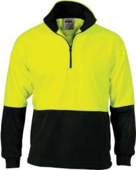 Picture of Hi Vis Polar Fleece 1/2 Zip Pullover