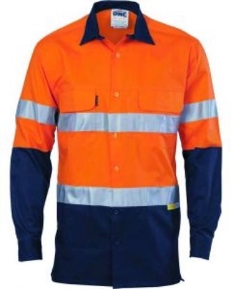 Picture of Long Sleeve Hi-vis 3 Way Cool-Breeze Shirt with Reflective Tape