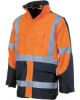 Picture of Hi Vis "x" Back 6 in 1 Waterproof Jacket