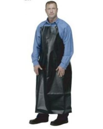 Picture of Full Length Black PVC Apron