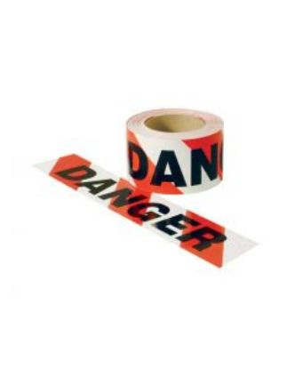 Picture of Extra Heavy Duty Hazard Tape - Red/White - Danger
