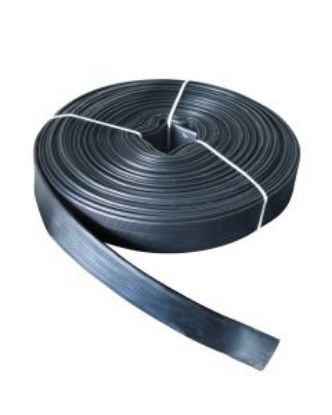 Picture of Rubber Black Lay Flat Hose, 200 Mm ID Sold By The Meter.