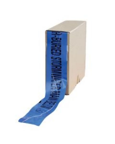 Picture of Mains Marker Tape Detectable Blue (Stormwater Main) 
