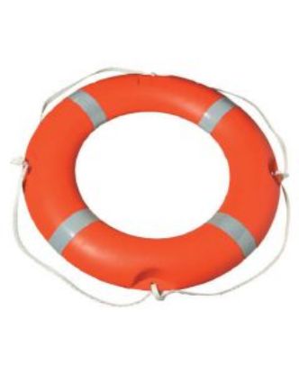 Picture of Hi-Vis Life Ring With Reflective Stripes and Rope