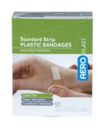 Picture of ADHESIVE STRIPS, PLASTIC, 72 X 19MM, PK50