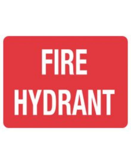 Picture of Fire Sign - Fire Hydrant 600 x 450mm Metal