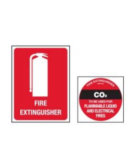 Picture of Fire Extinguisher Sign Kit CO2