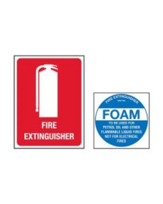 Picture of Fire Extinguisher Sign Kit Foam 