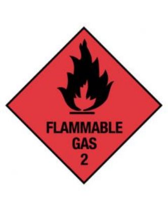 Picture of Dangerous Goods Handling Sign - Flammable Gas 2