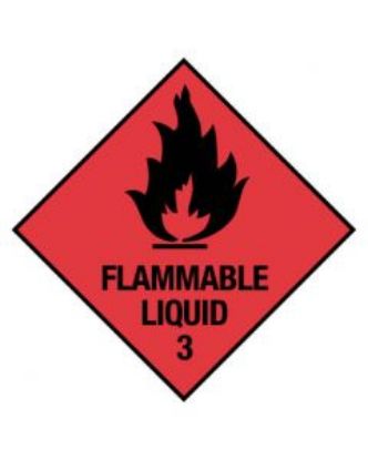 Picture of Dangerous Goods Handling Sign - Flammable Liquid 3 250 x 250mm SA