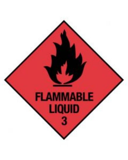 Picture of Dangerous Goods Handling Sign - Flammable Liquid 3 250 x 250mm