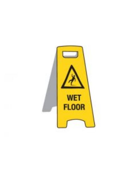 Picture of Deluxe Floor Stand Sign - Wet Floor 670mm