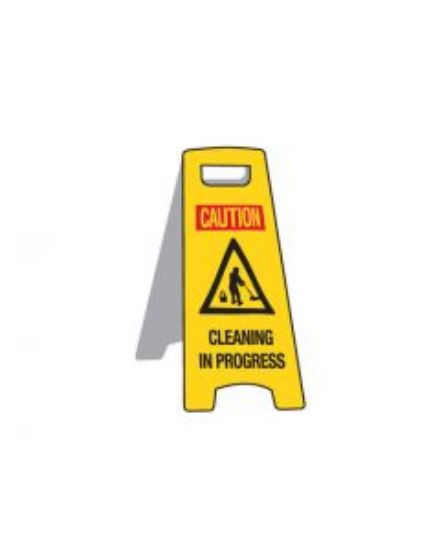 Picture of Deluxe Floor Stand Sign - Cleaning In Progress 670mm