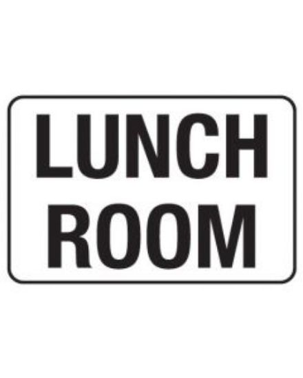 Picture of Information Sign - Lunch Room - 600 x 450mm Poly