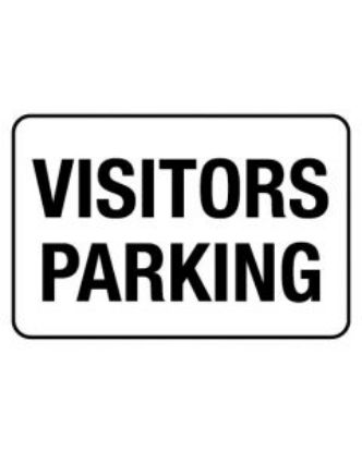 Picture of Information Sign - Visitors Parking 600 x 450mm Metal