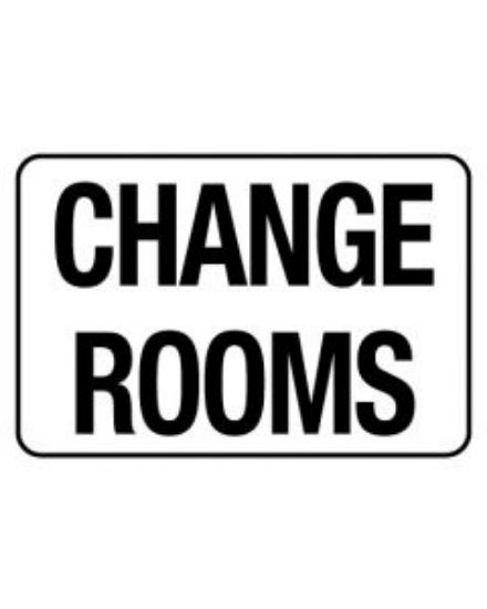 Picture of Information Sign - Change Rooms 600 x 450 mm Poly