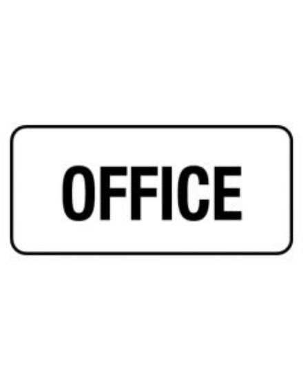 Picture of Information Sign - Office 200 x 450mm Metal