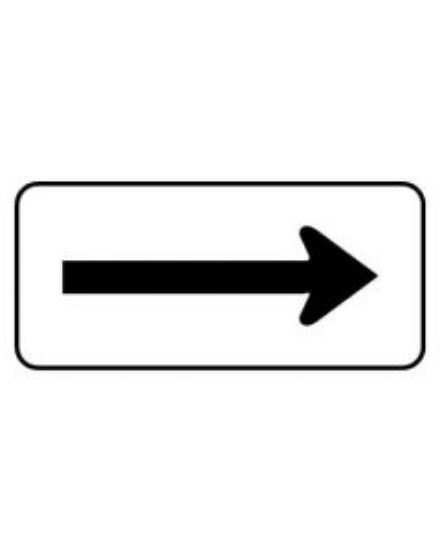 Picture of Information Sign - Arrow 200 x 450mm Metal