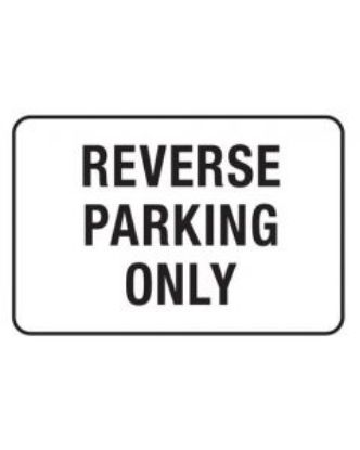 Picture of Reverse Parking Only Sign - 600 x 450mm Poly