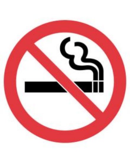 Picture of Prohibition Sign - No Smoking 200mm