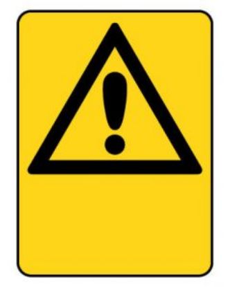 Picture of Warning Sign - Exclamation Triangle Blank 600 x 450 mm Metal